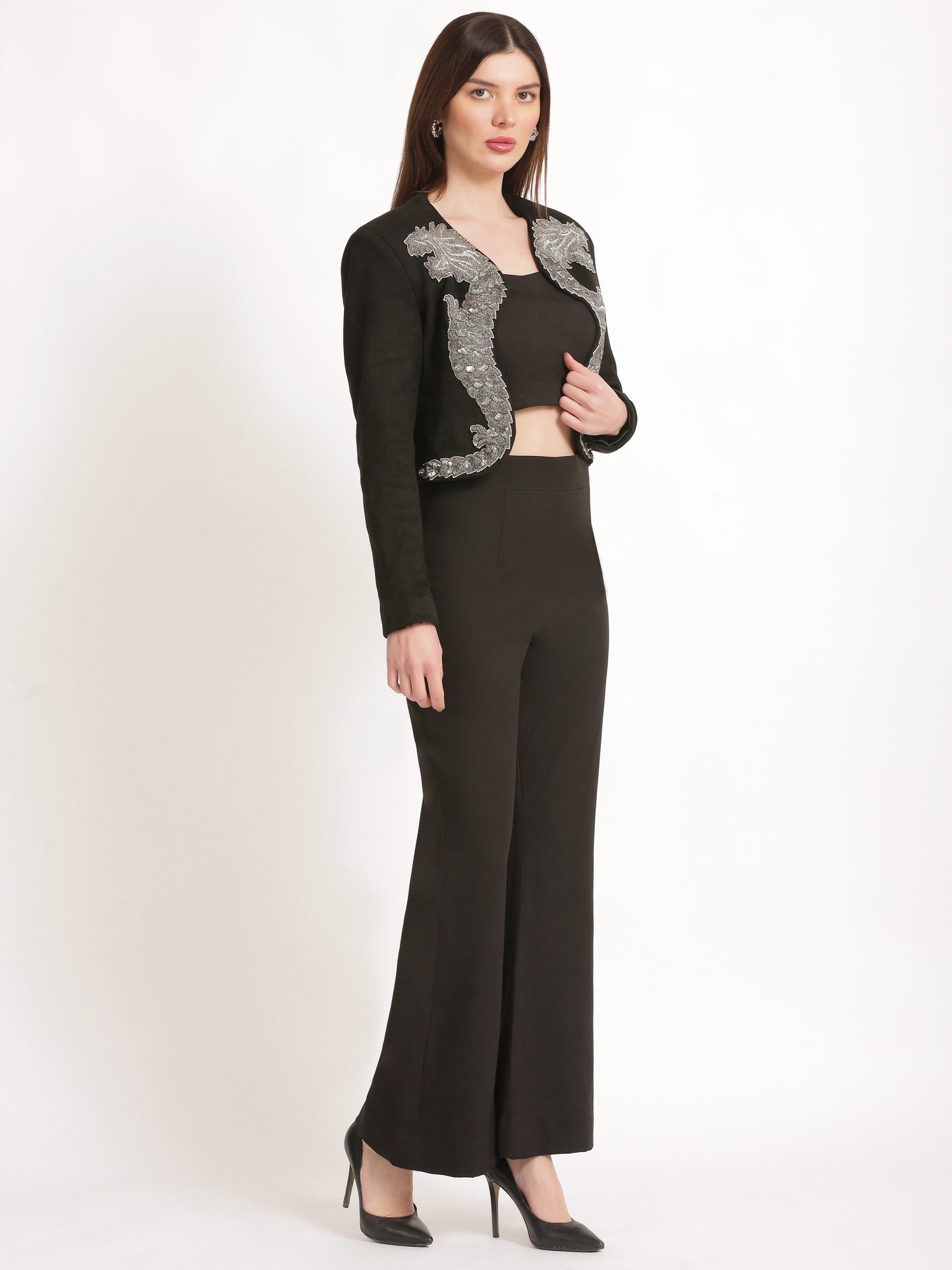 Dragon Charm Blazer Suit