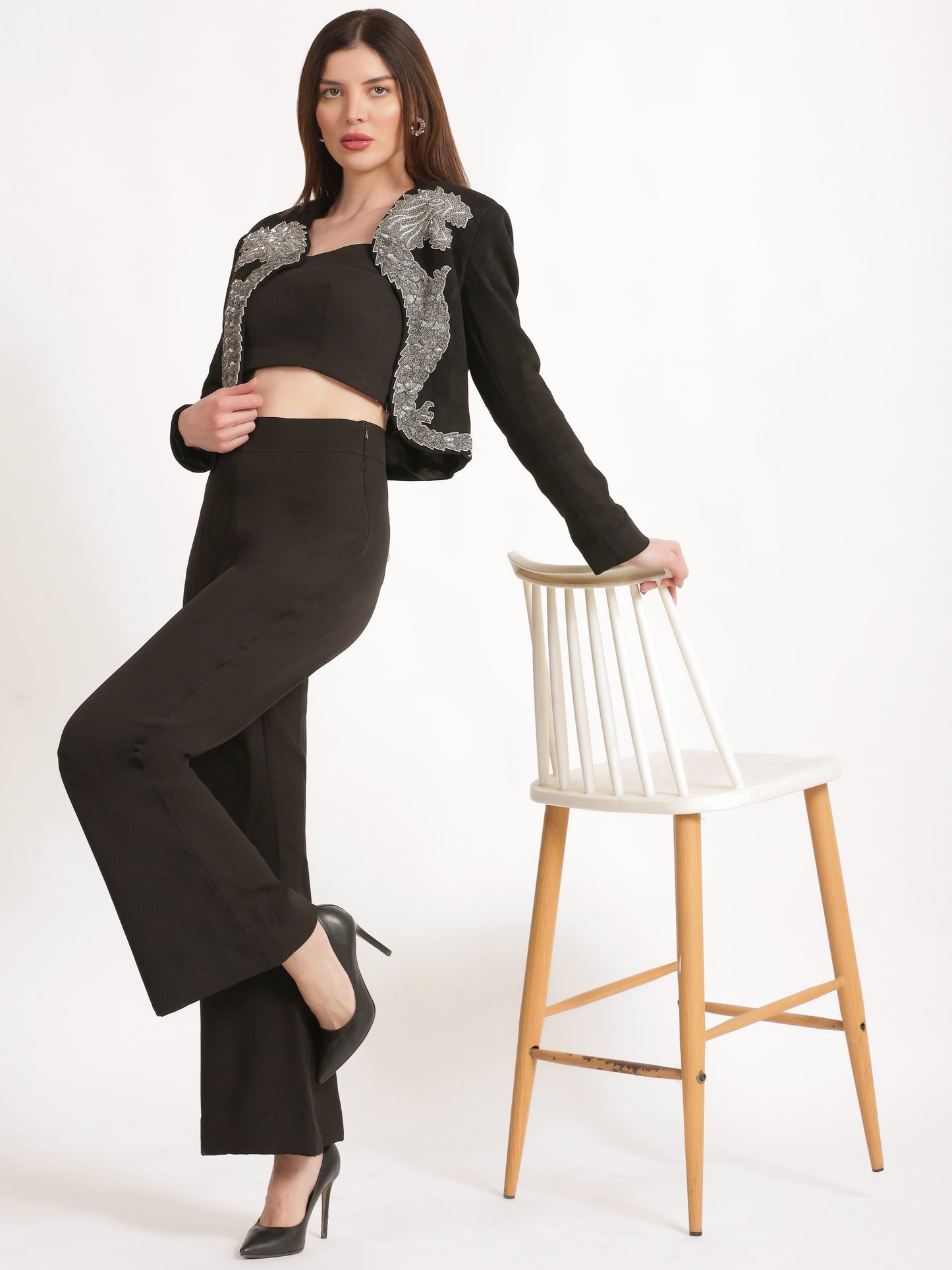 Dragon Charm Blazer Suit